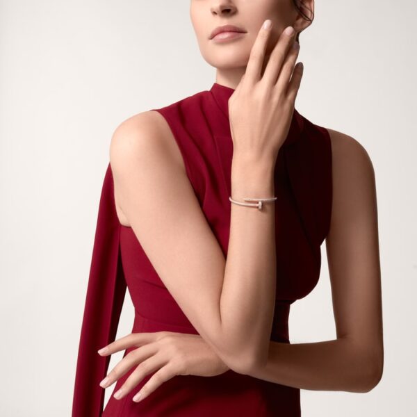 JUSTE UN CLOU BRACELET, CLASSIC MODEL, HALF-PAVED - Image 3