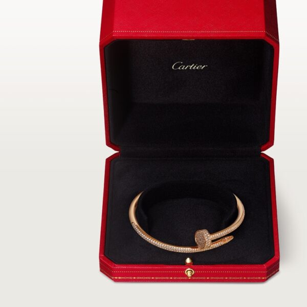 JUSTE UN CLOU BRACELET, CLASSIC MODEL, HALF-PAVED - Image 4