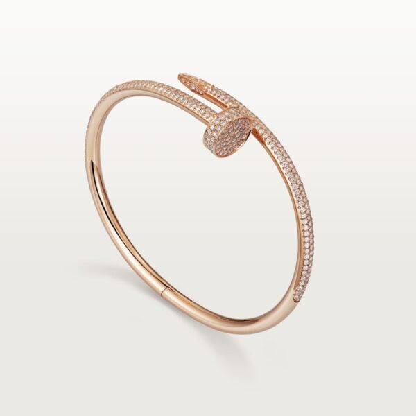 JUSTE UN CLOU BRACELET, CLASSIC MODEL, HALF-PAVED