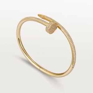 JUSTE UN CLOU BRACELET, CLASSIC MODEL, HALF-PAVED