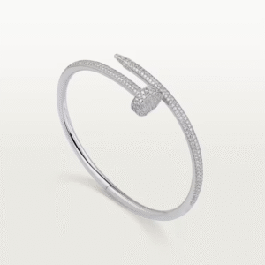 JUSTE UN CLOU BRACELET, CLASSIC MODEL, HALF-PAVED