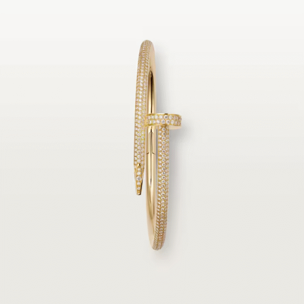 JUSTE UN CLOU BRACELET, CLASSIC MODEL, HALF-PAVED - Image 2